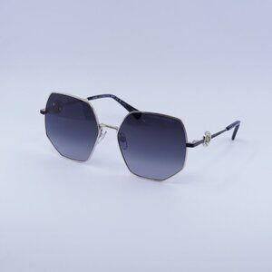 Marc Jacobs MARC 730/S 0RHL 9O Sunglasses Gold/Black Geometric Frame,Grey Lenses